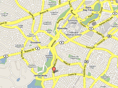 road map of angell memorial animal hospital road map of angell memorial animal hospital
